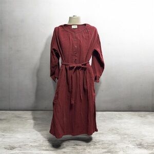 Universal Thread Maroon Long Sleeve Dress